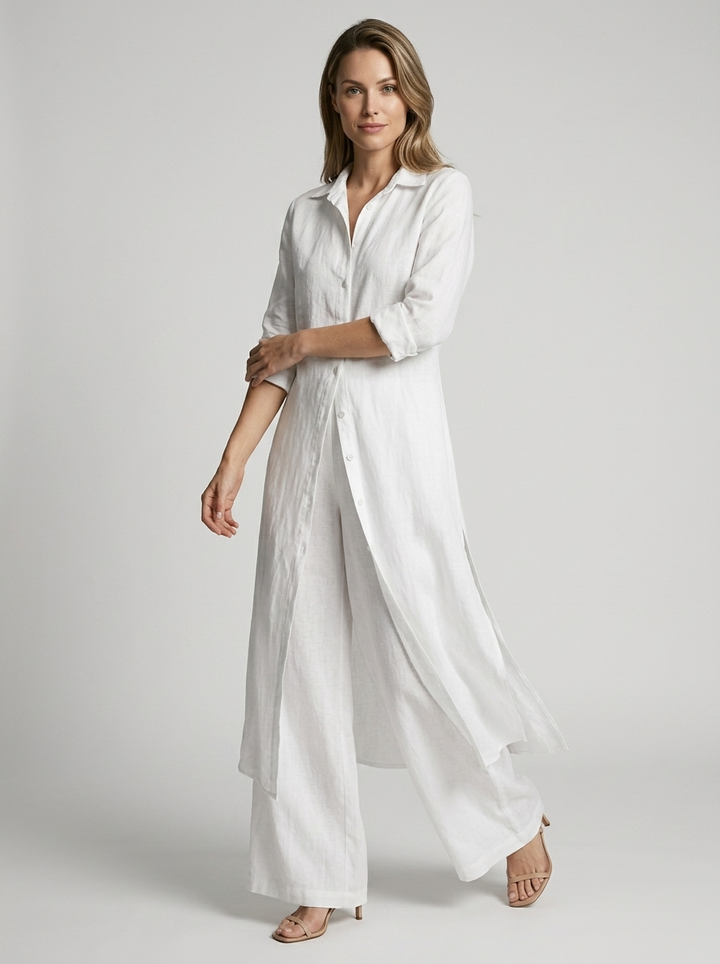 Ensemble Casual Fluide Femme