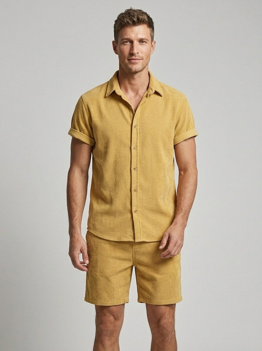 Ensemble Chemise Short Décontracté Homme
