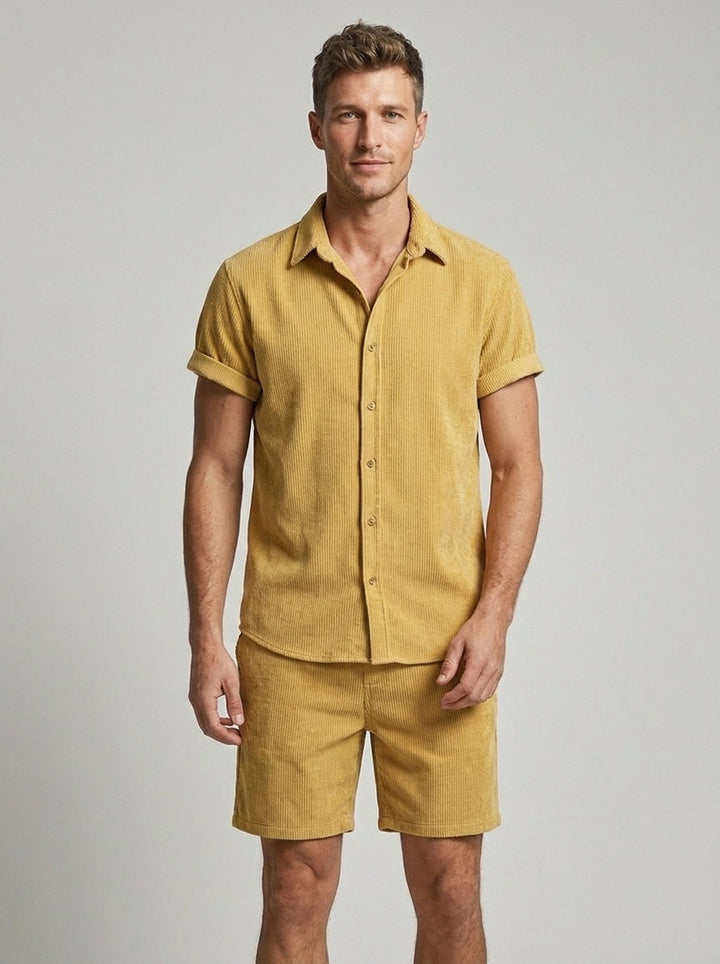 Ensemble Chemise Short Décontracté Homme