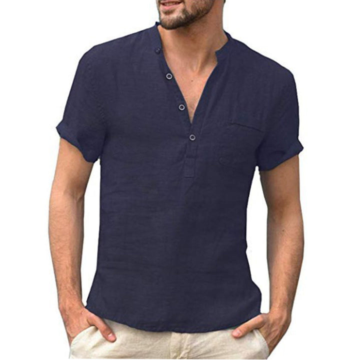 Henley Casual Homme