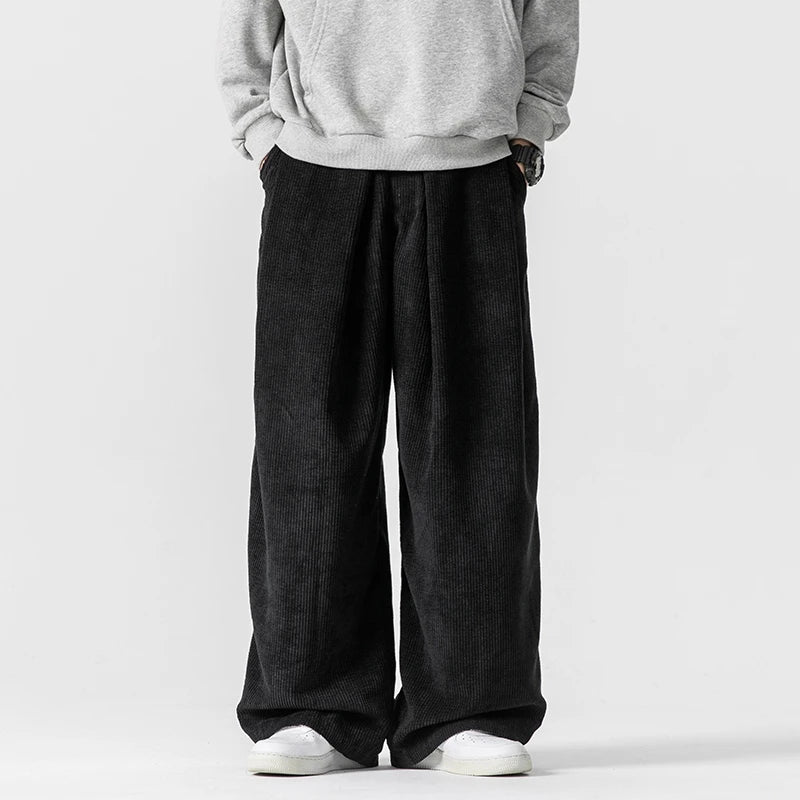 Pantalon Large Velours Homme