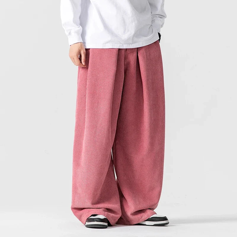 Pantalon Large Velours Homme