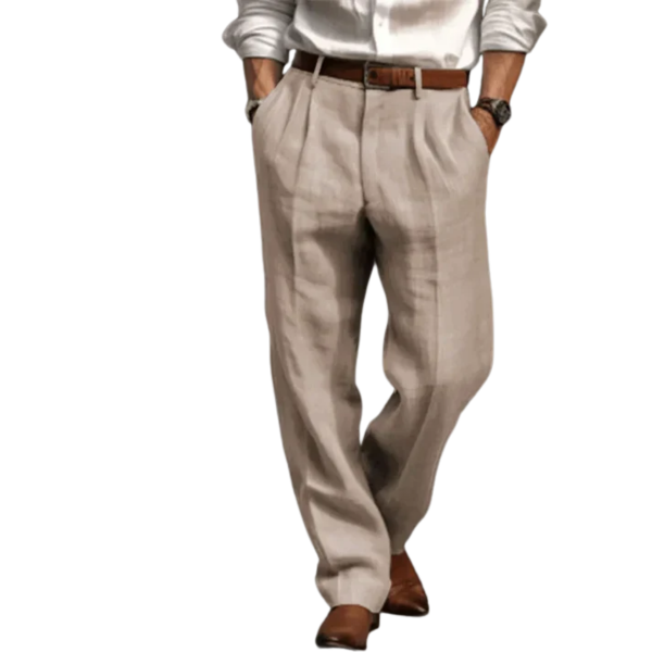 Pantalon Habillé Plissé Homme
