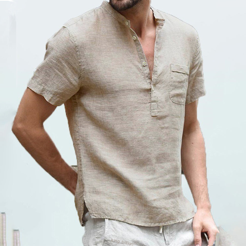 Henley Casual Homme