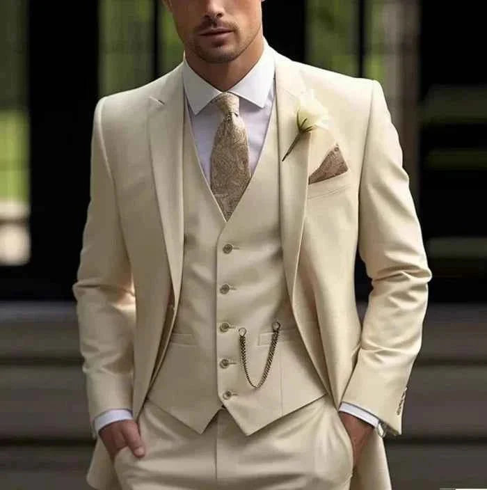 Ensemble Habillé Trois Pièces Homme