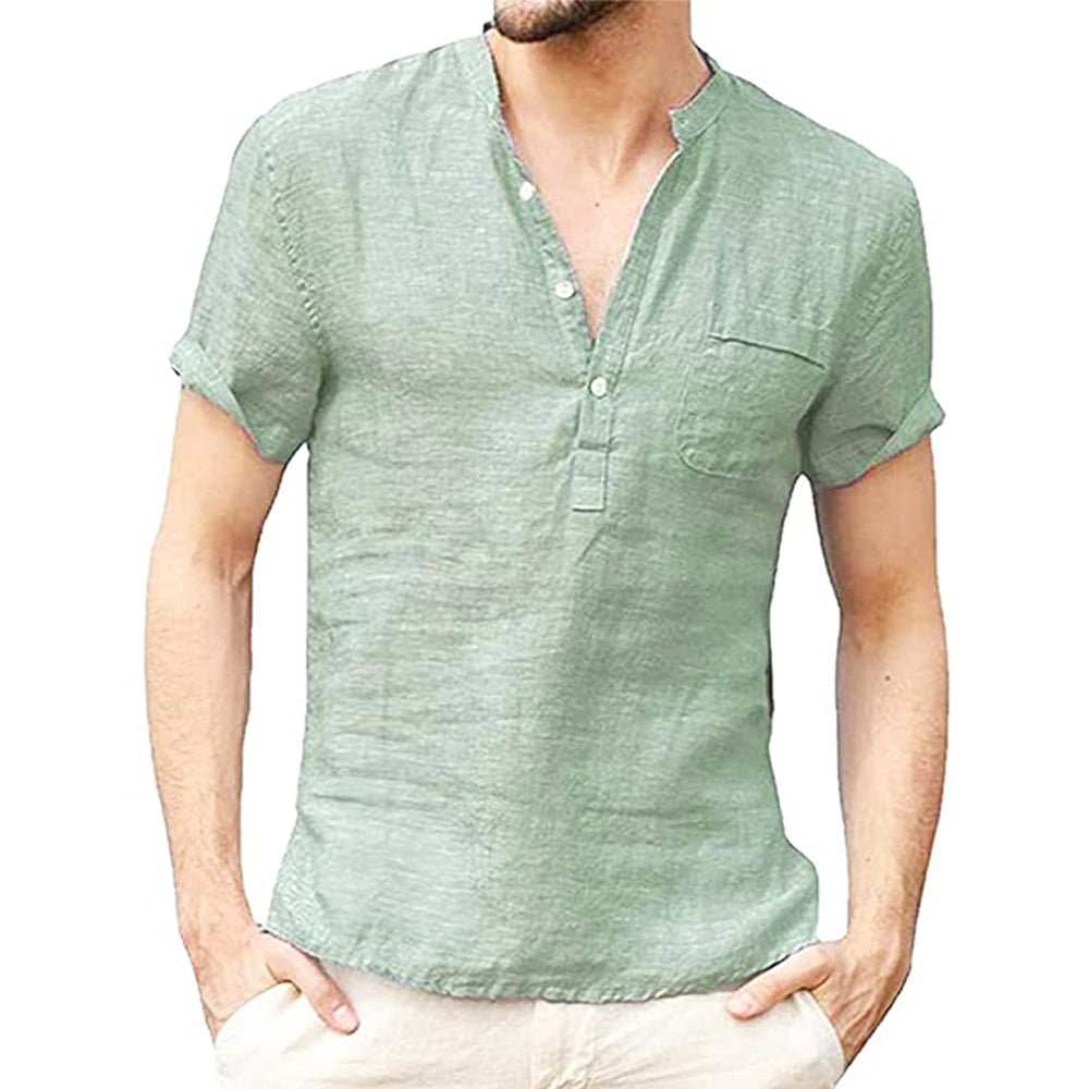 Henley Casual Homme