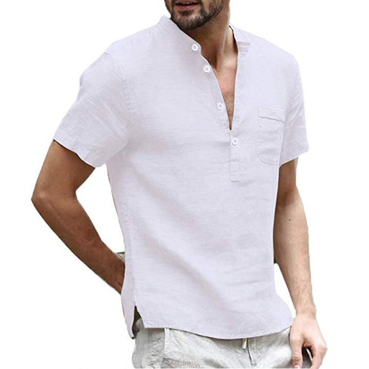Henley Casual Homme