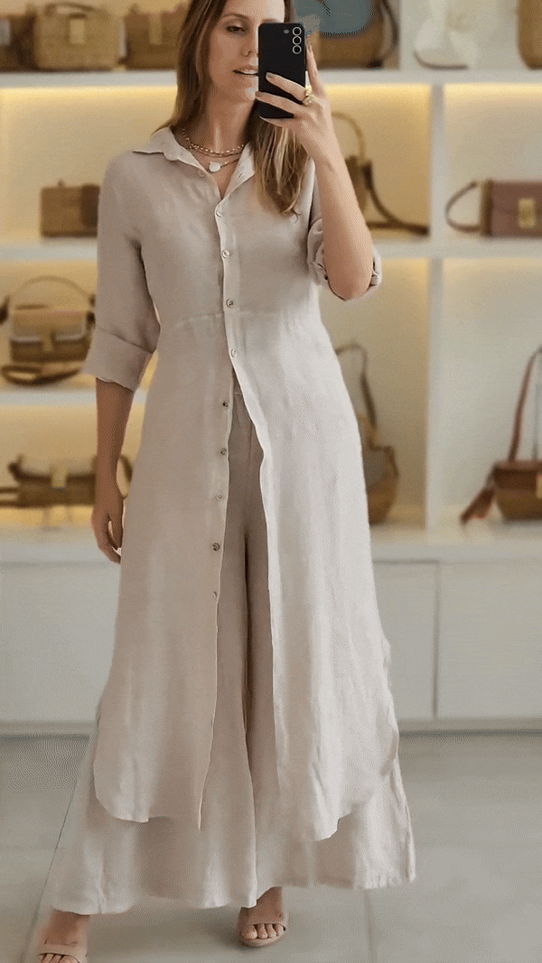 Ensemble Casual Fluide Femme