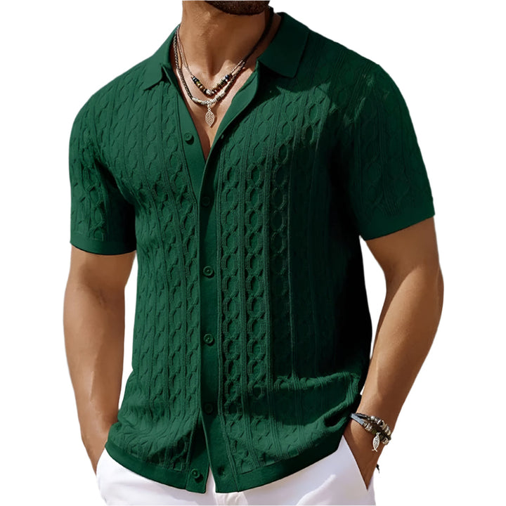 Chemise Maille Texturée Homme