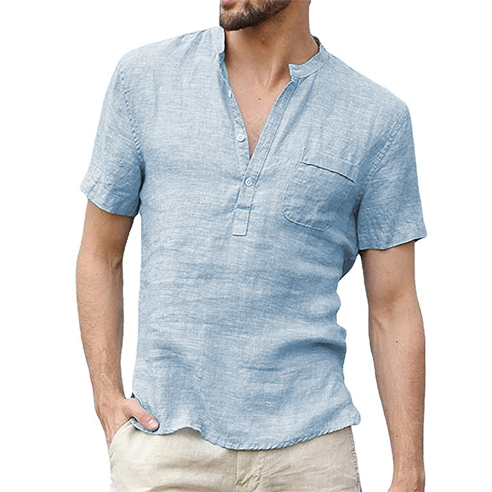 Henley Casual Homme
